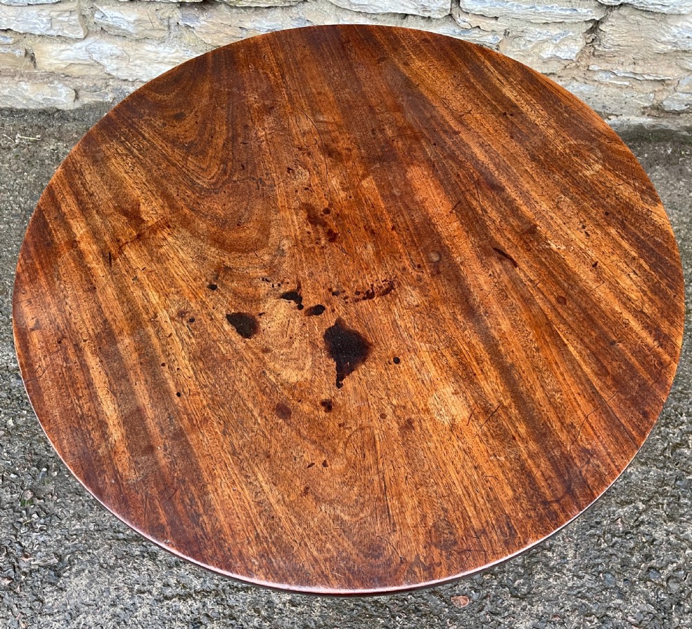 Georgian Mahogany Tilt Top Table View VIII
