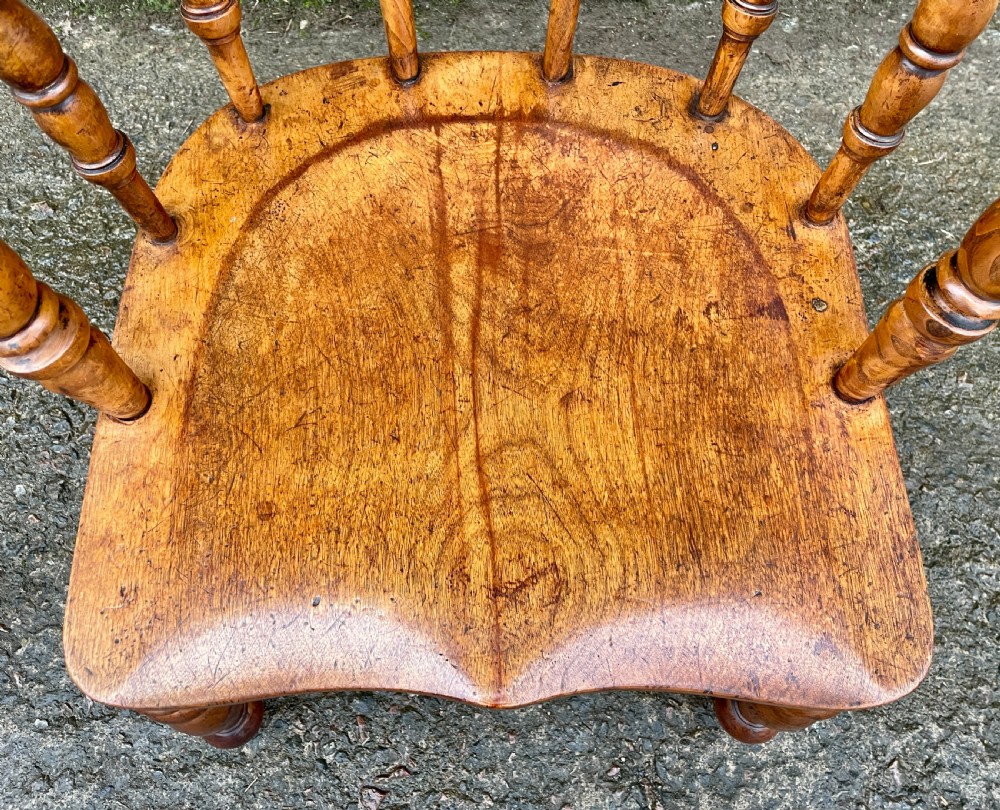 Antique Elm Captains Chair View III