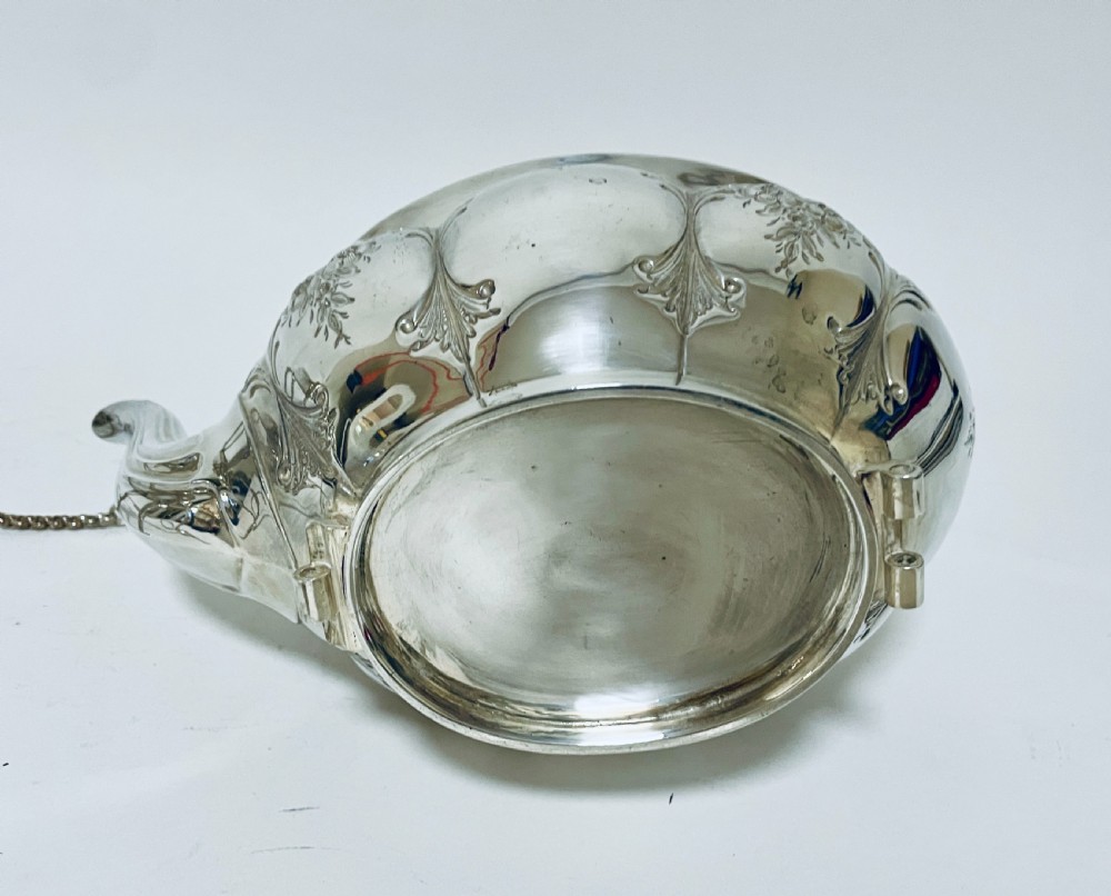 Antique Silver Spirit Kettle View XVII