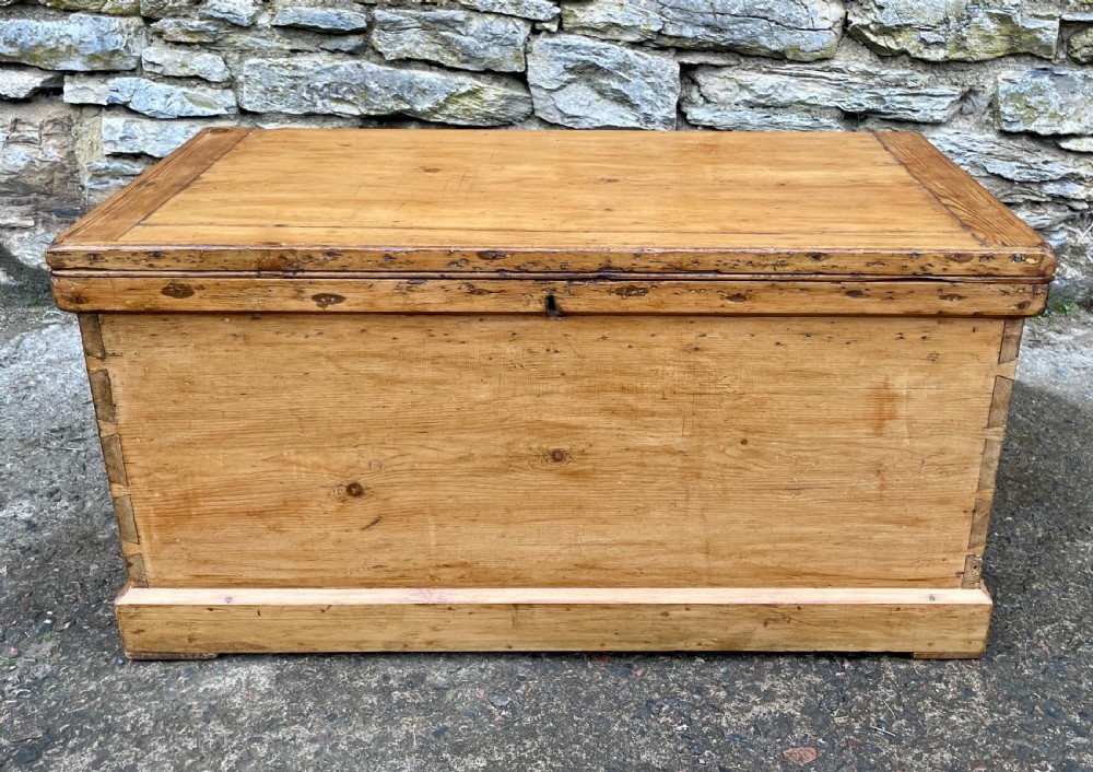 Antique Pine Blanket Box