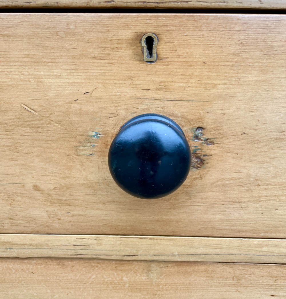 Small Stripped Pine Chest of Drawers View V