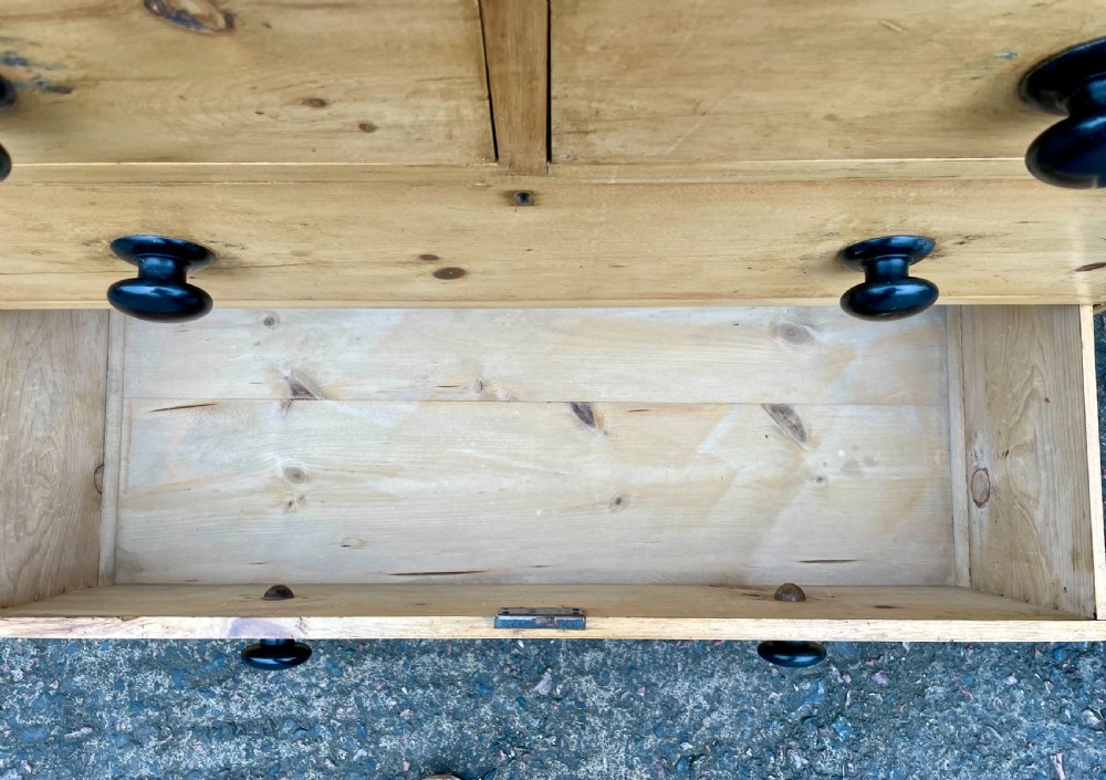 Small Stripped Pine Chest of Drawers View VI