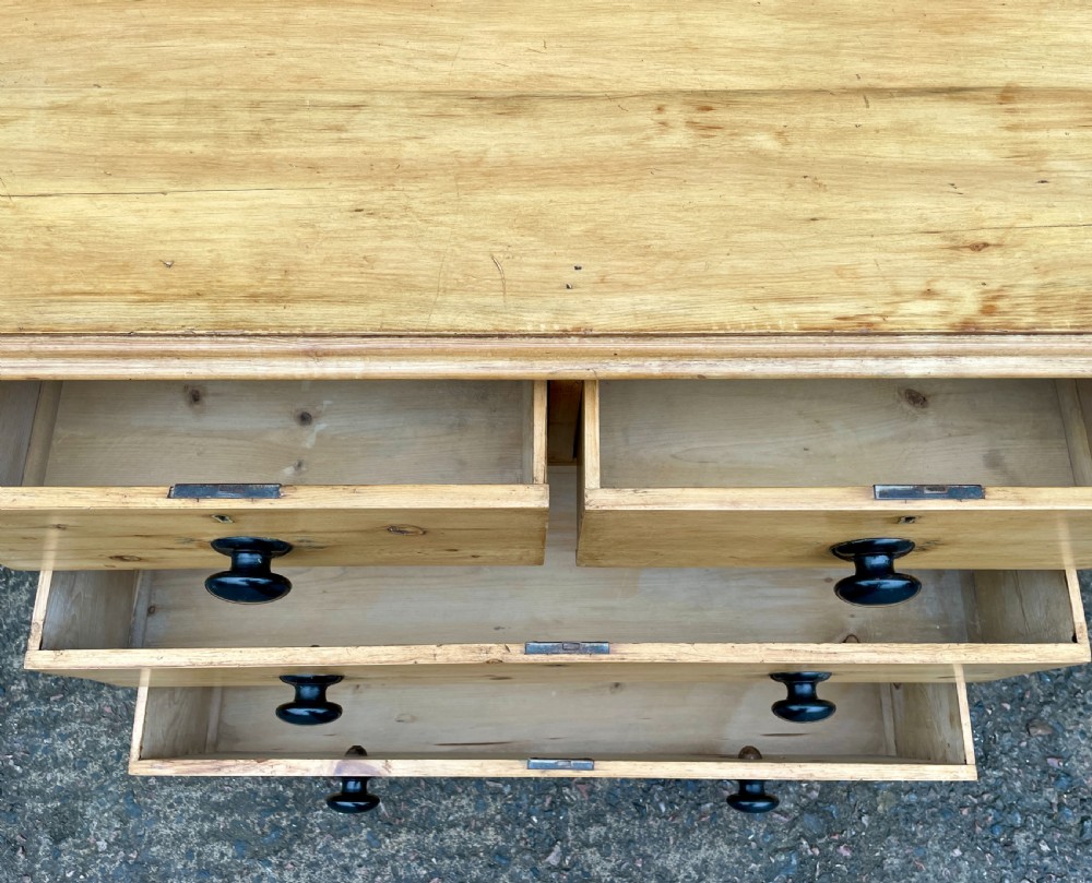 Small Stripped Pine Chest of Drawers View VII