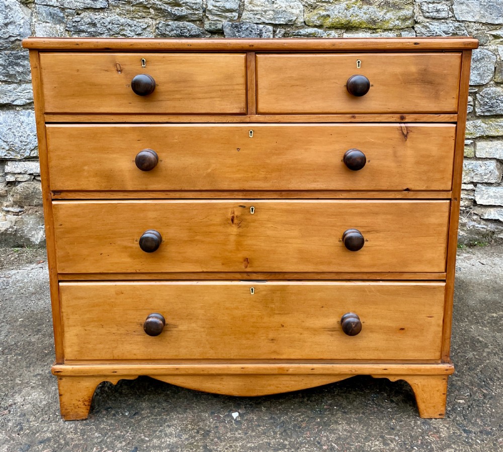 Large Antique Pine Chest of Drawers View VII
