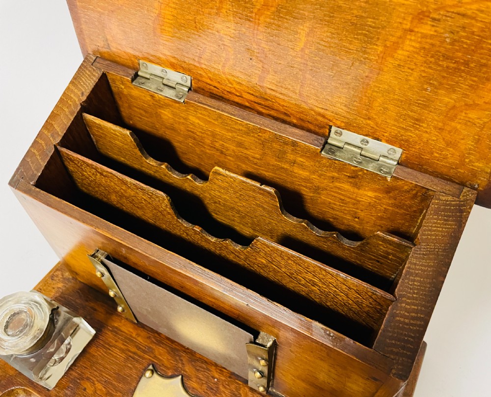 Victorian Oak Desk Stand View III