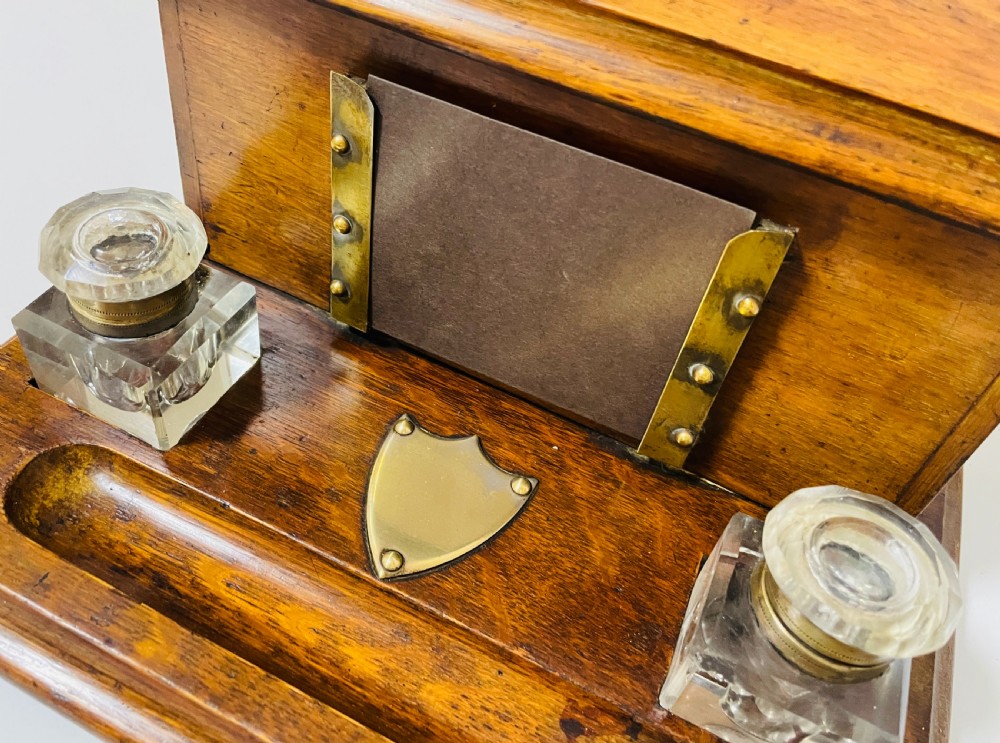 Victorian Oak Desk Stand View VII