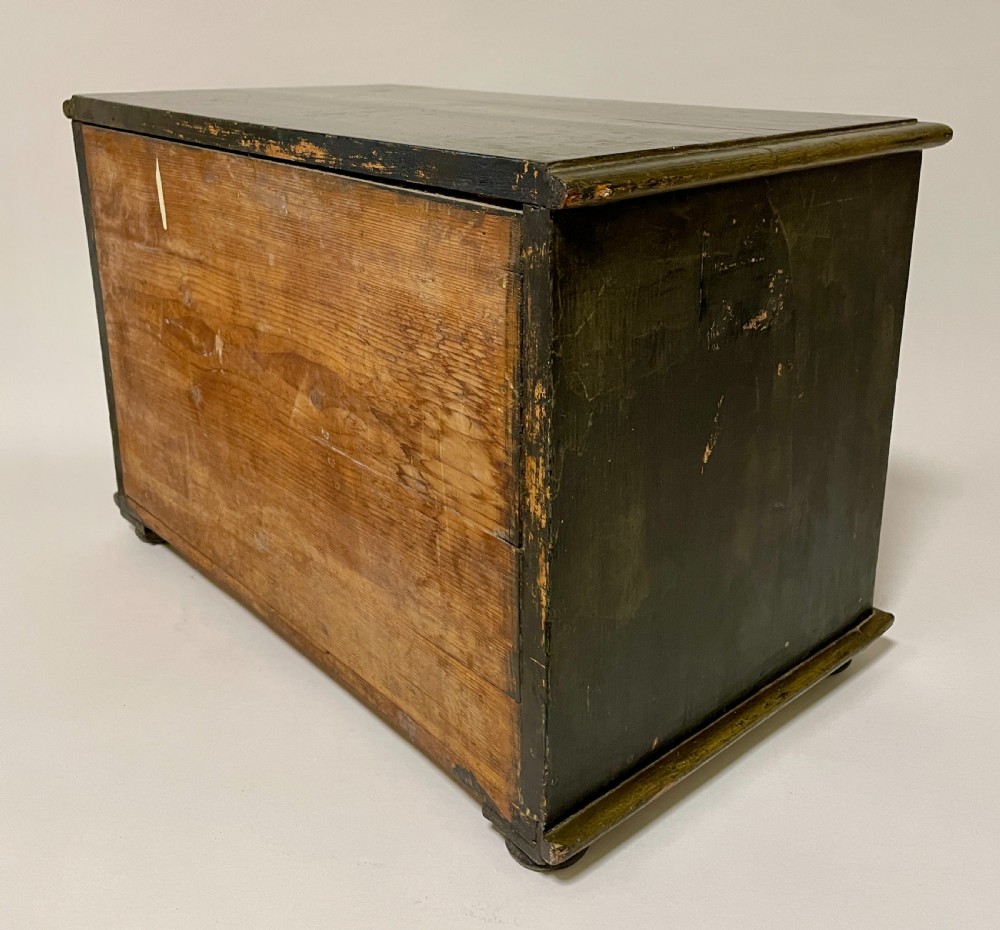 Victorian Aesthetic Movement Painted Collectors Chest View VI