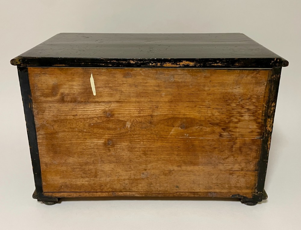 Victorian Aesthetic Movement Painted Collectors Chest View VII