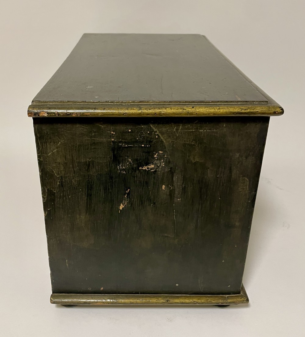 Victorian Aesthetic Movement Painted Collectors Chest View XIV
