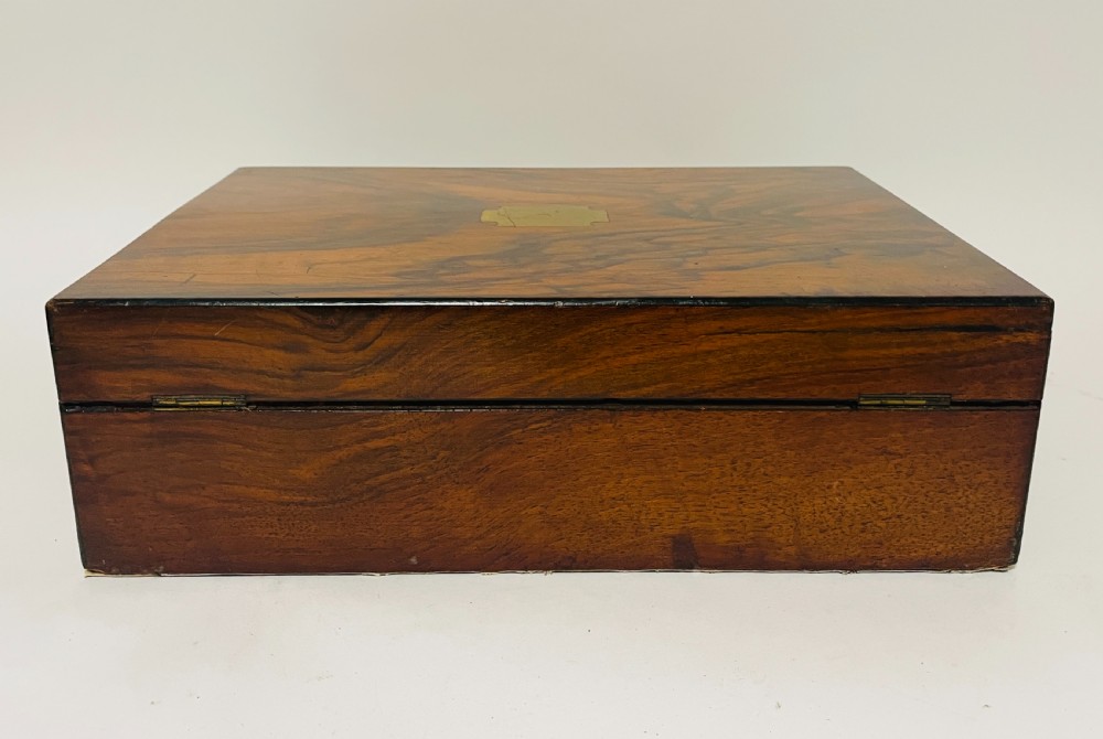 Antique Collectors Box with Key View XII
