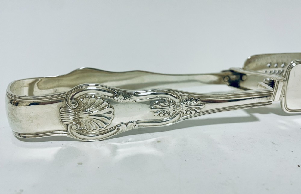 William IV Sterling Silver Asparagus Tongs View III