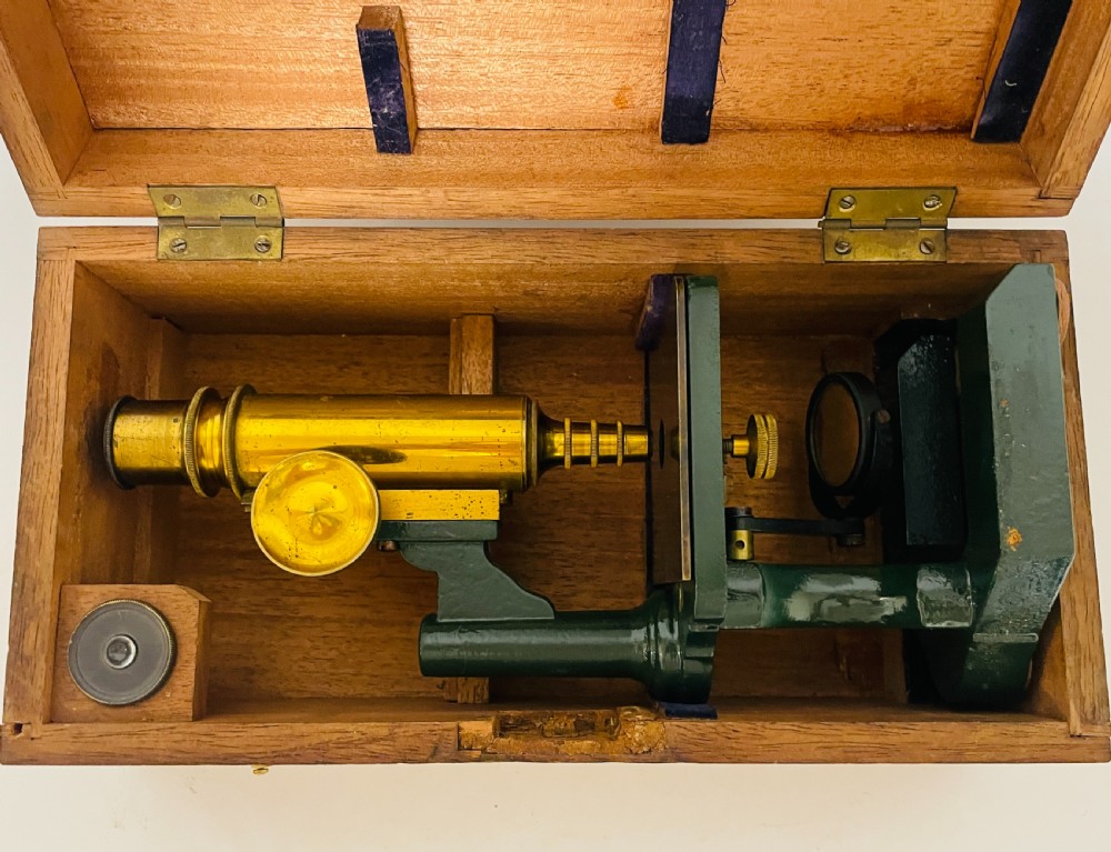 Antique Student Microscope View XIV