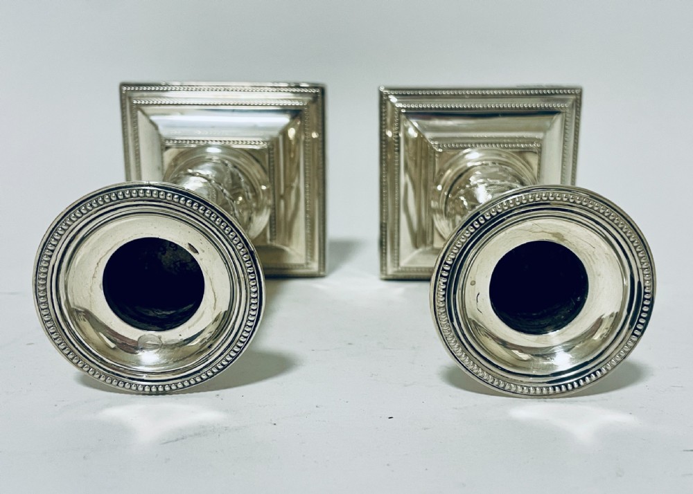 Pair of Victorian Silver Candlesticks
 View XII