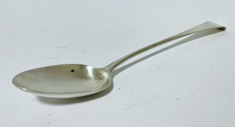Large 18th Century Silver Serving Spoon View II