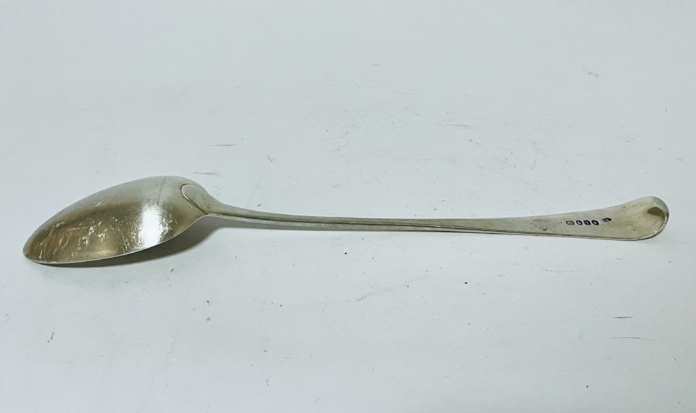 Large 18th Century Silver Serving Spoon View VI