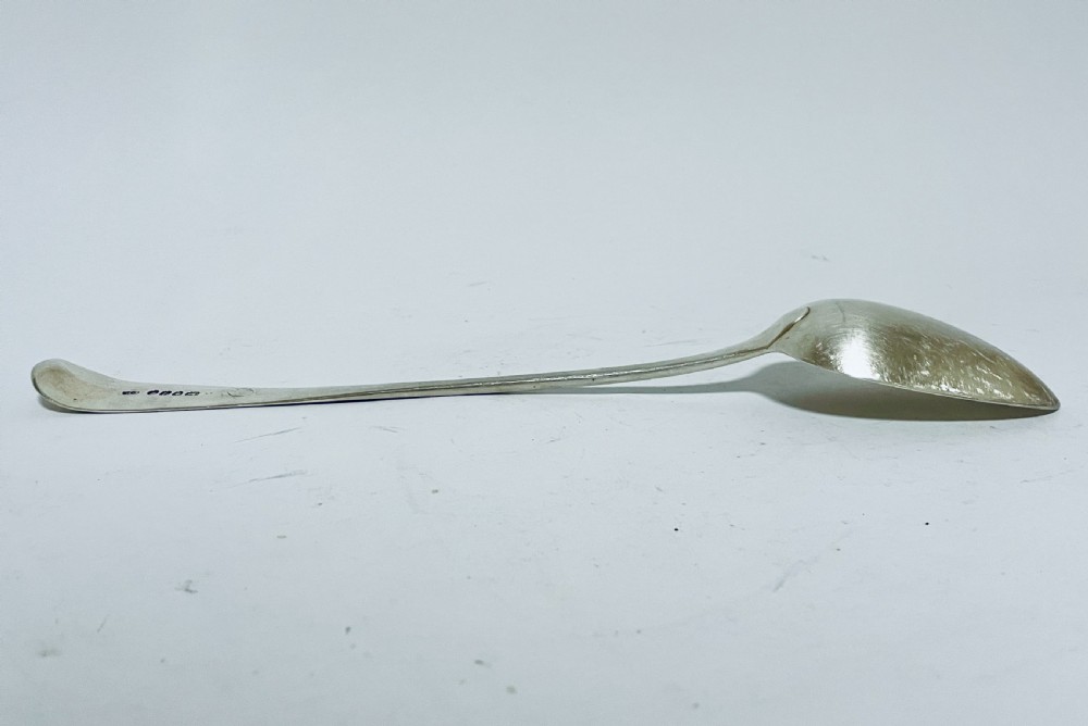 Large 18th Century Silver Serving Spoon View X