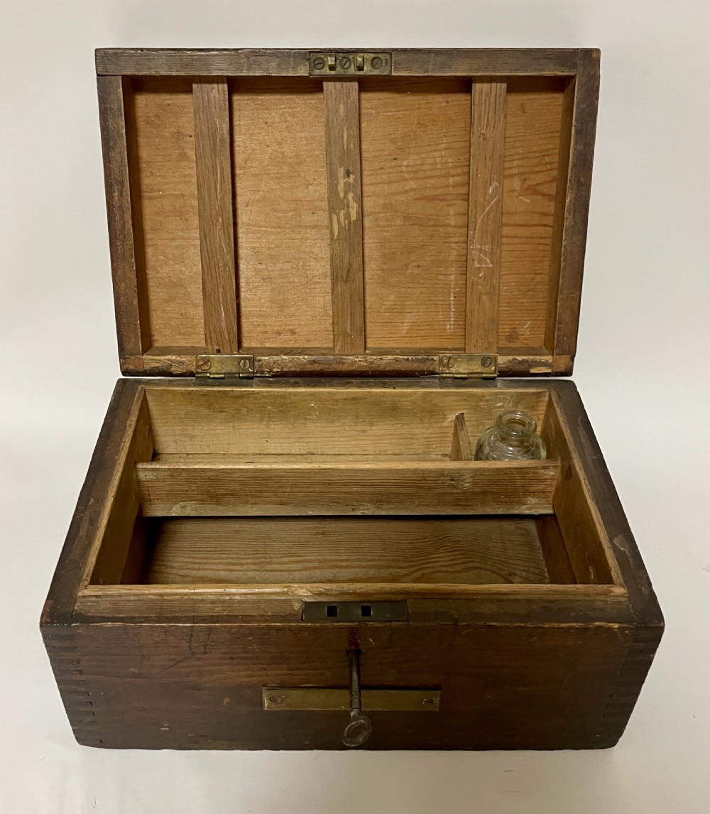 WW1 Sailor's Pine Ditty Box View IV
