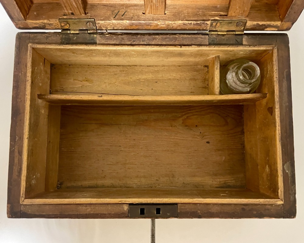 WW1 Sailor's Pine Ditty Box View V