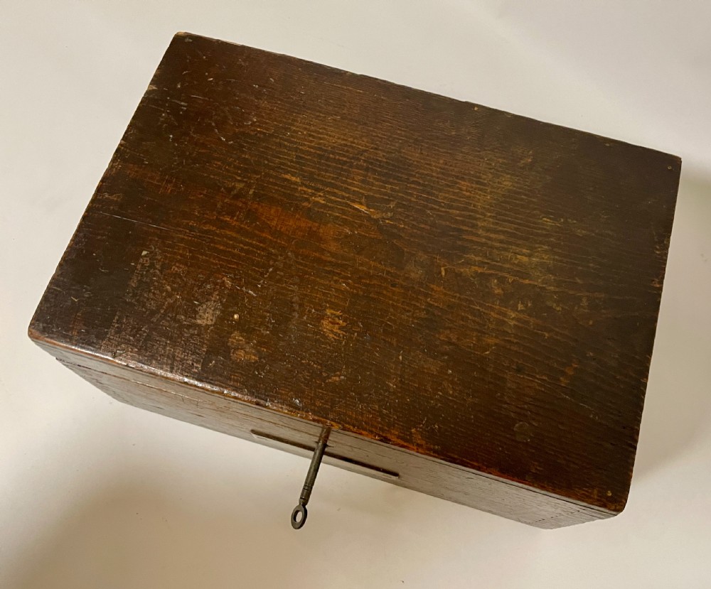 WW1 Sailor's Pine Ditty Box View IX