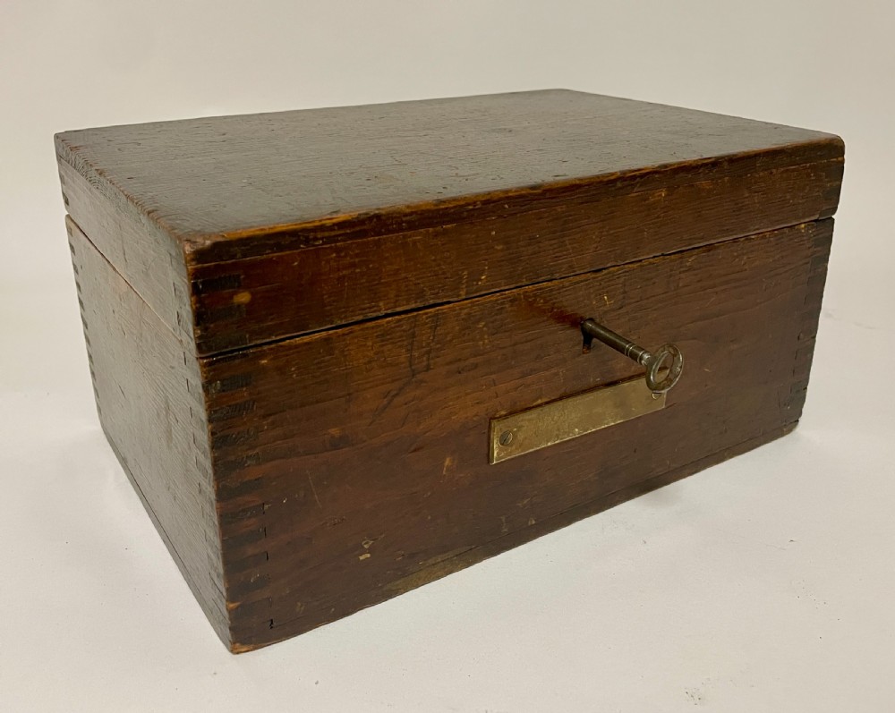 WW1 Sailor's Pine Ditty Box View XII