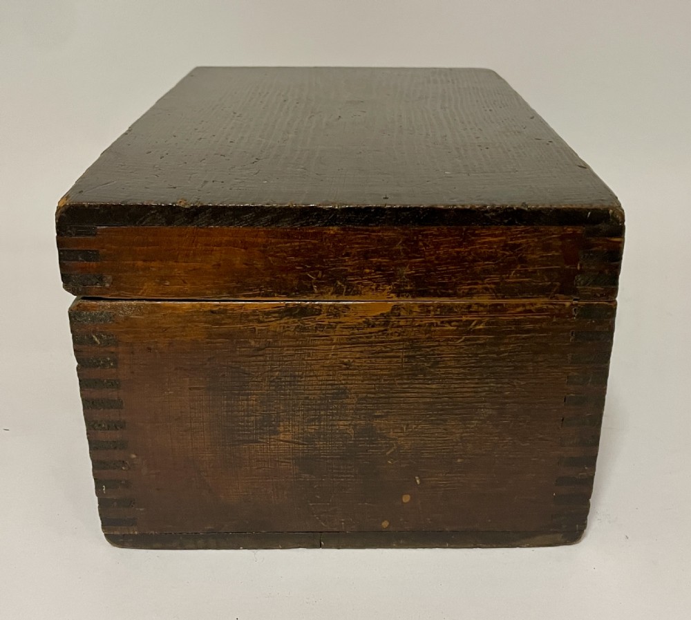 WW1 Sailor's Pine Ditty Box View XIII