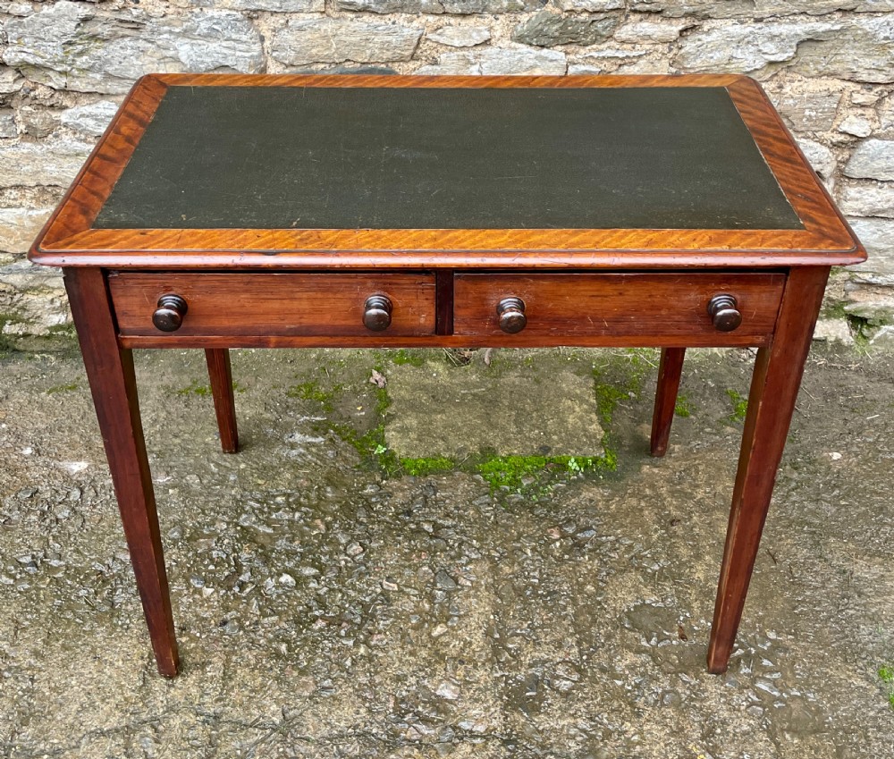 Antique Two Drawer Writing Table View II