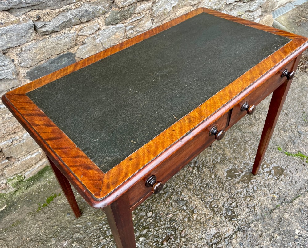 Antique Two Drawer Writing Table View IV