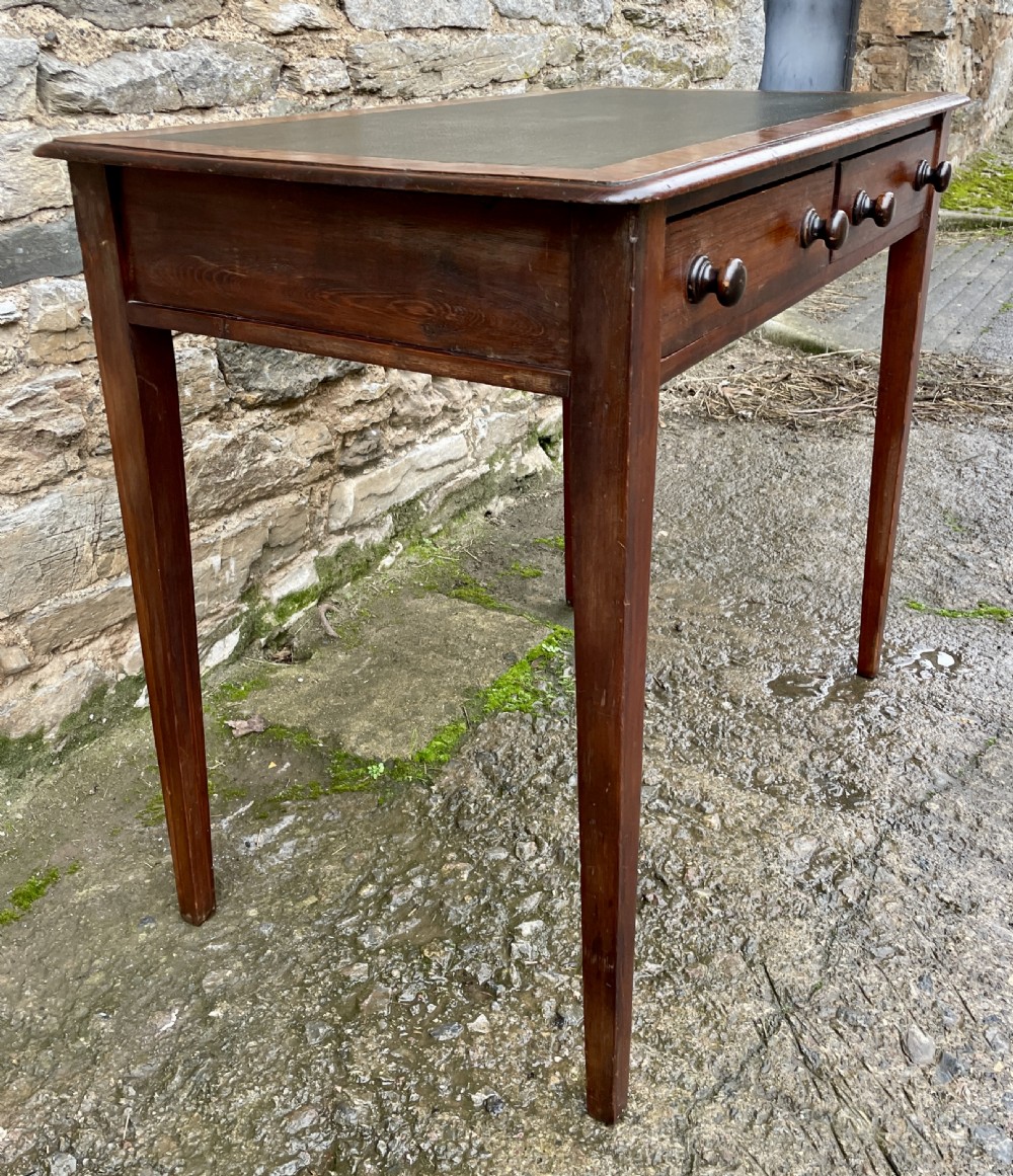 Antique Two Drawer Writing Table View VI