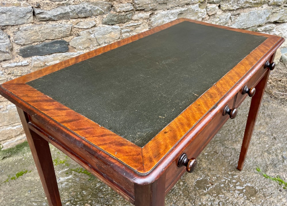 Antique Two Drawer Writing Table View X