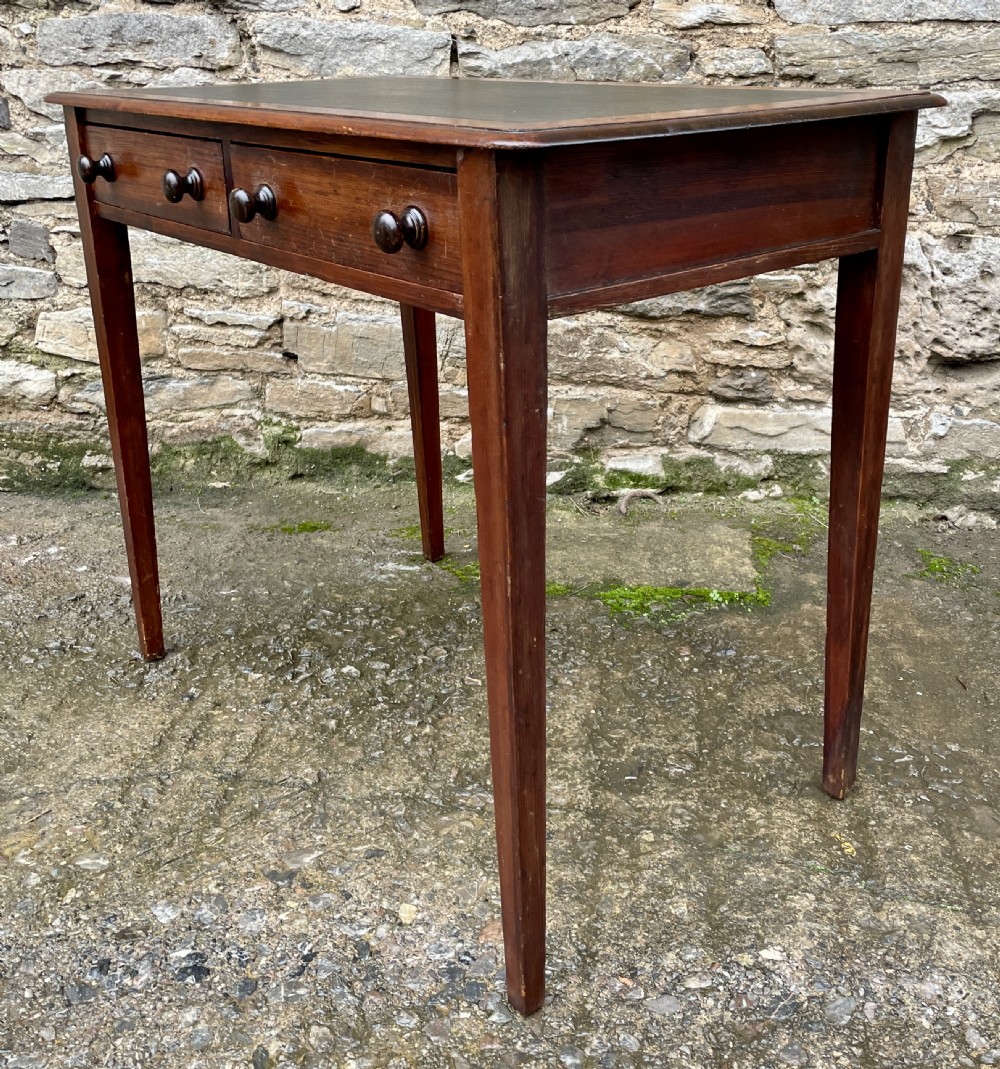 Antique Two Drawer Writing Table View XI