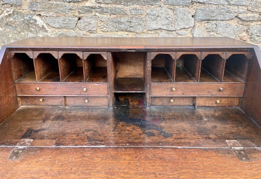Georgian Oak Bureau View IX