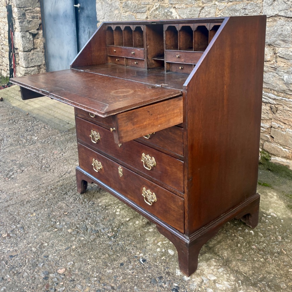 Georgian Oak Bureau View XIII