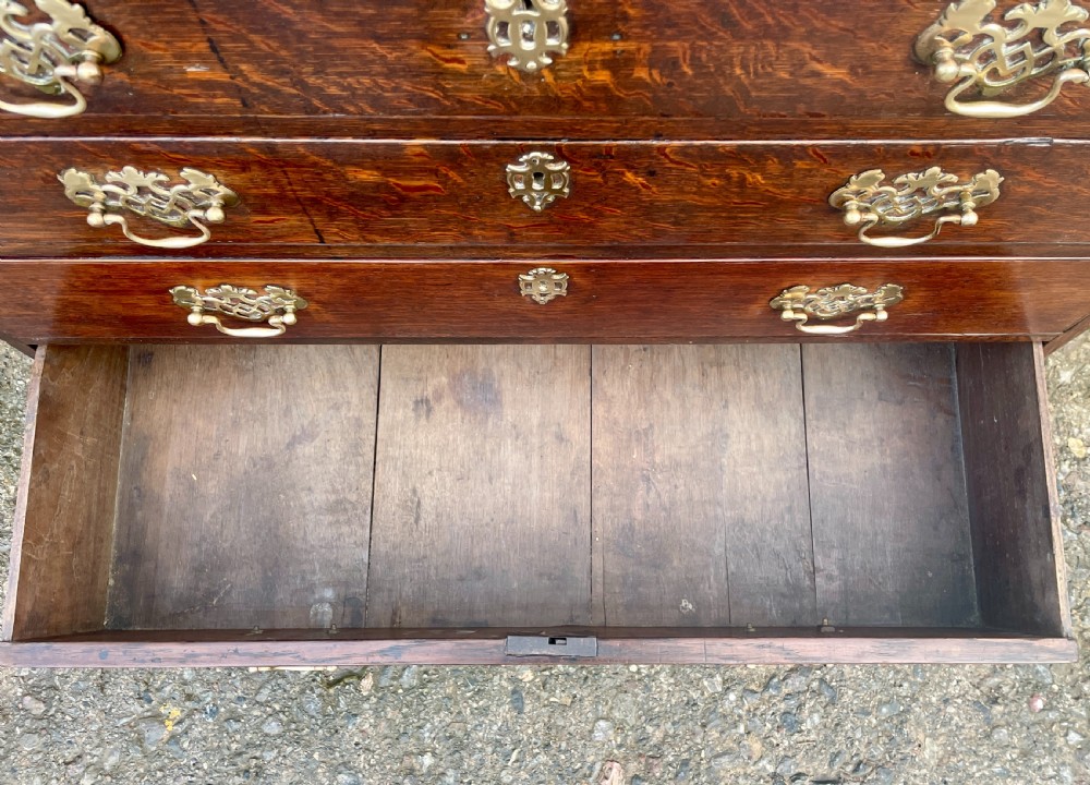 Georgian Oak Bureau View XIV