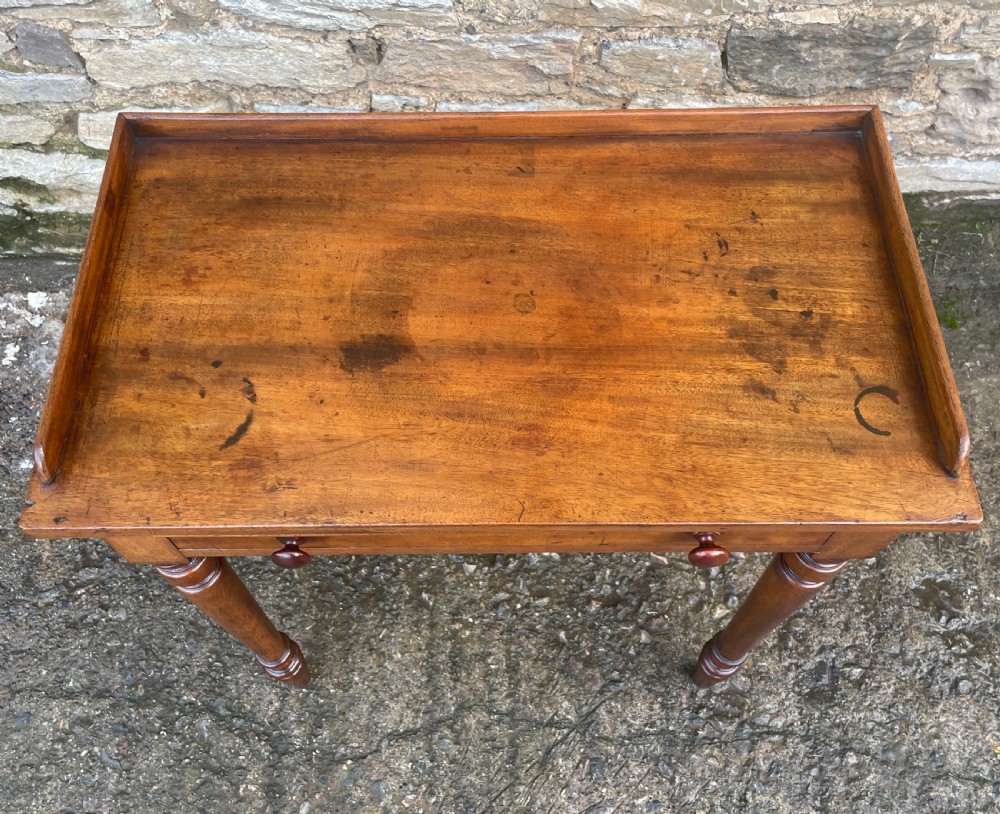 Small Victorian Mahogany Side Table View IV
