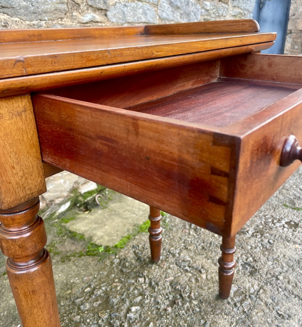 Small Victorian Mahogany Side Table View VI