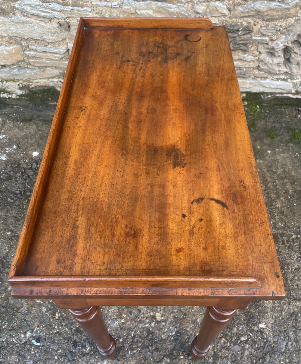 Small Victorian Mahogany Side Table View VIII