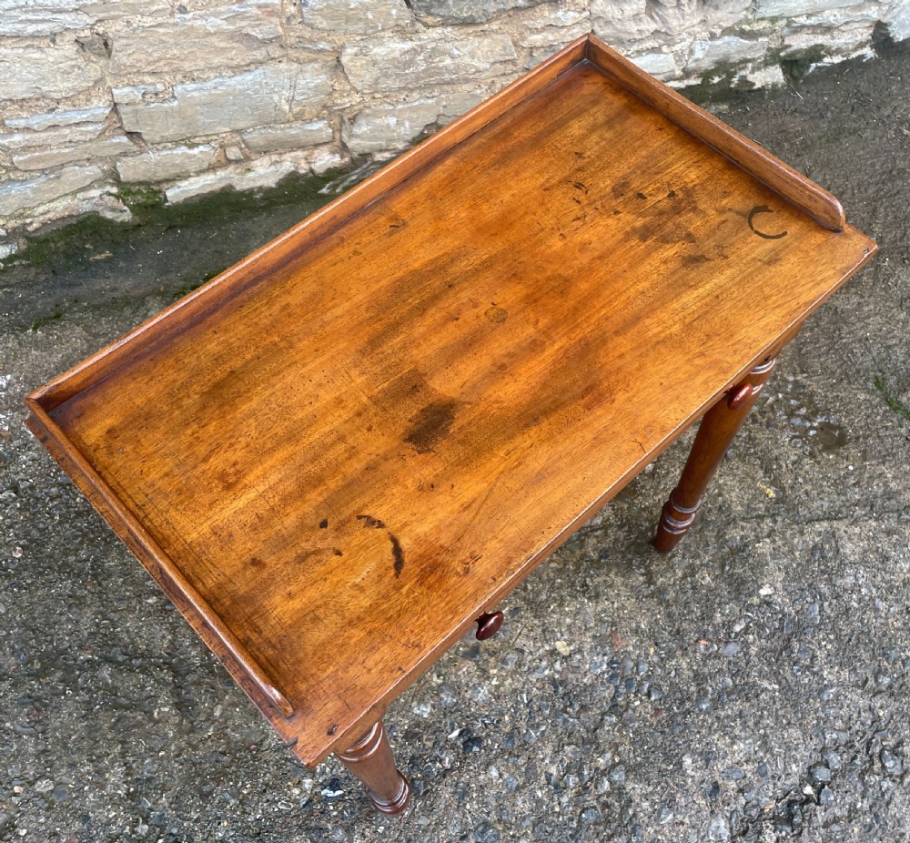 Small Victorian Mahogany Side Table View X