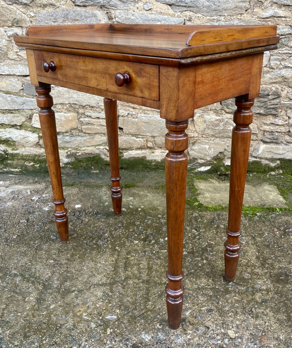 Small Victorian Mahogany Side Table View XI