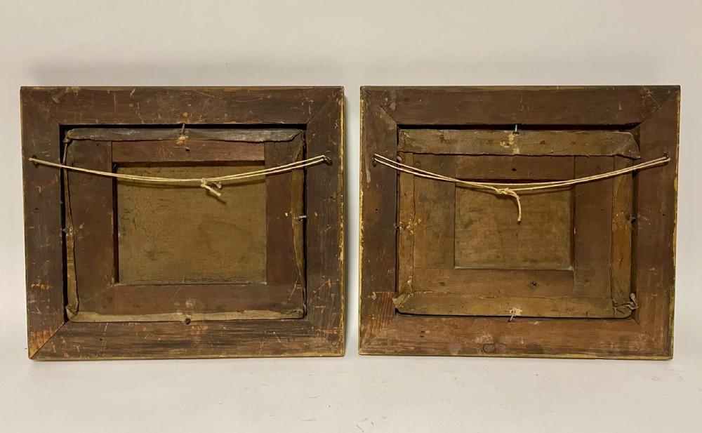 Pair of Continental 19th Century Oil on Canvas Landscapes View IV