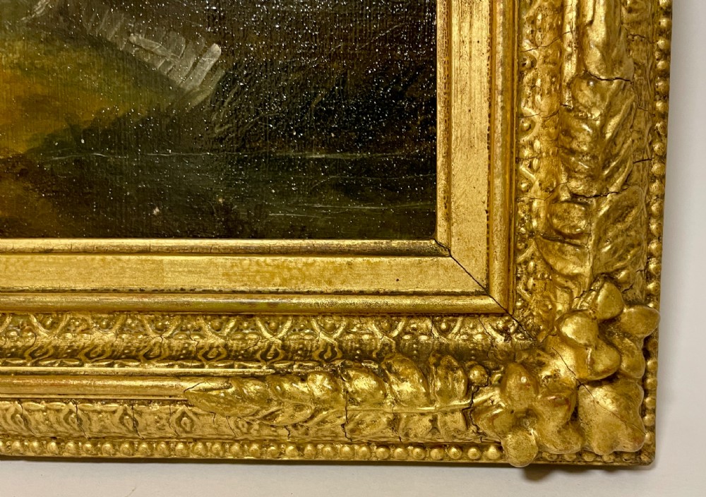 Pair of Continental 19th Century Oil on Canvas Landscapes View XIII