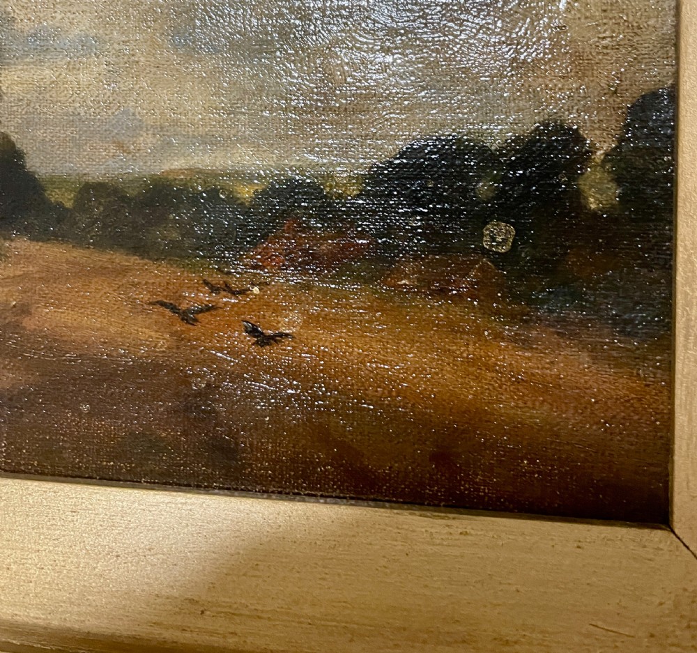 19th Century Oil on Canvas Landscape View II