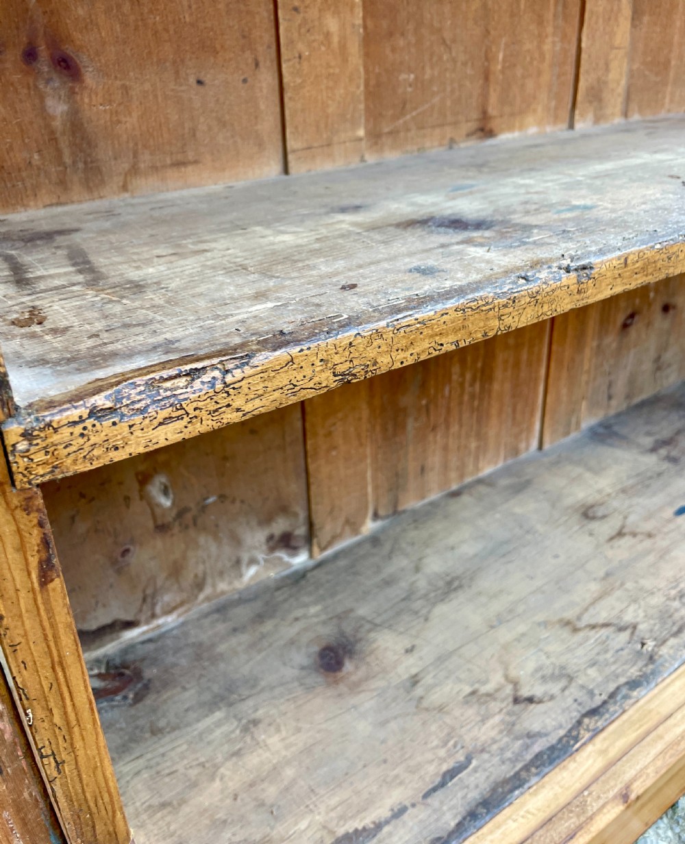 Large Antique Stripped Pine Cupboard View XIII