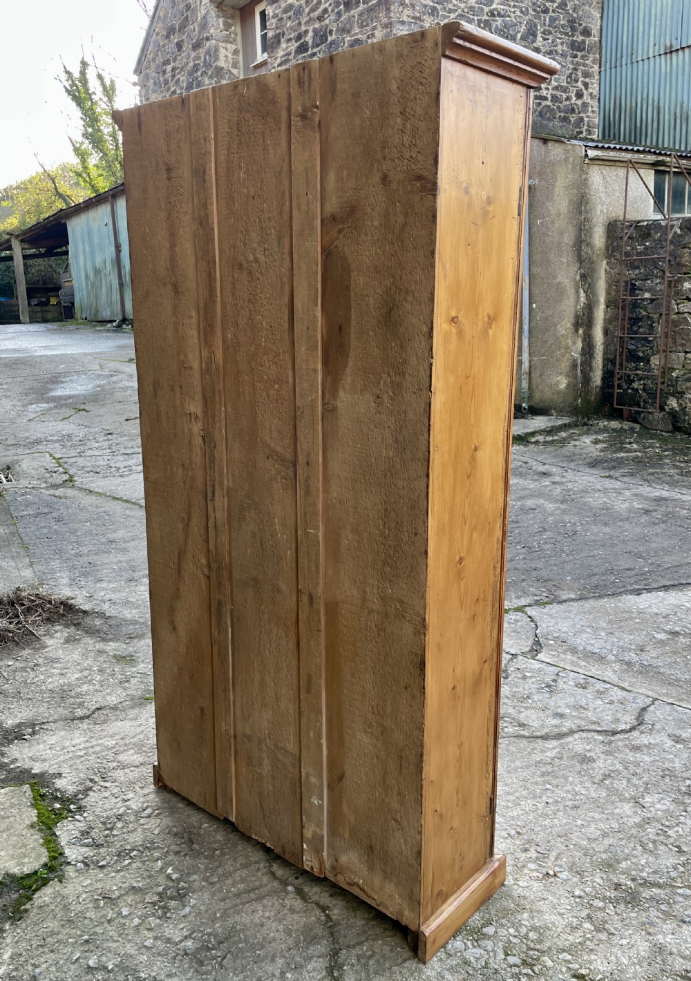 Large Antique Stripped Pine Cupboard View XIX