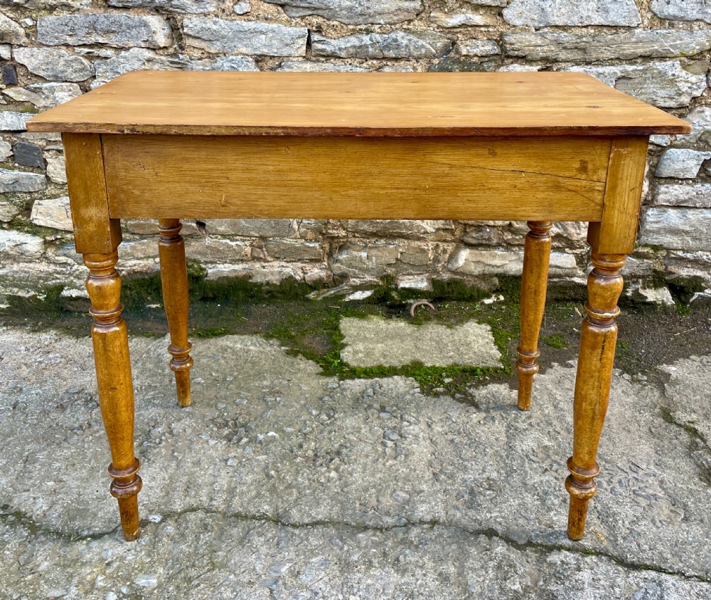 Antique Pine Side Table View VIII