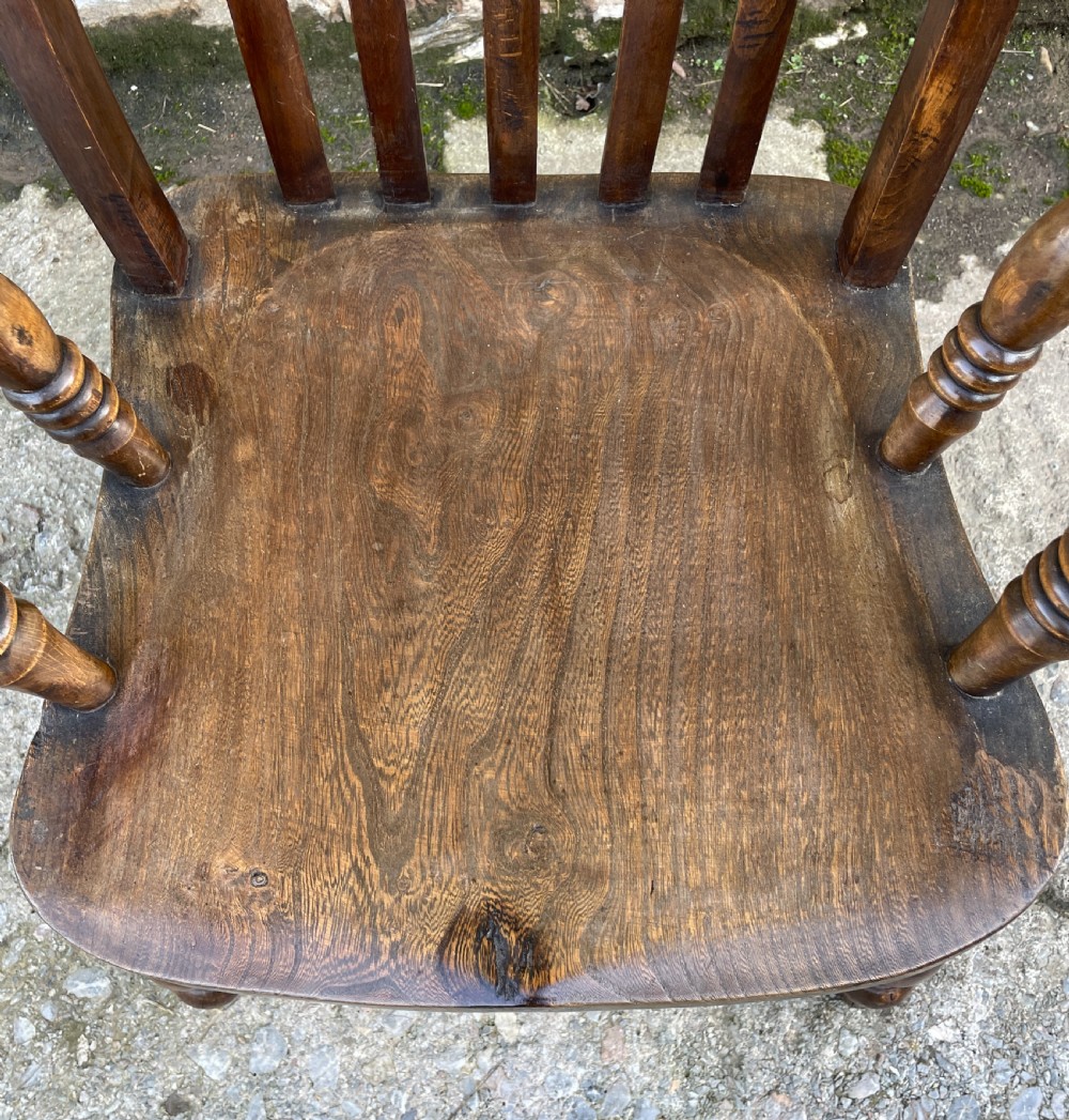 Antique Lathe Back Windsor Farmhouse Chair View IV