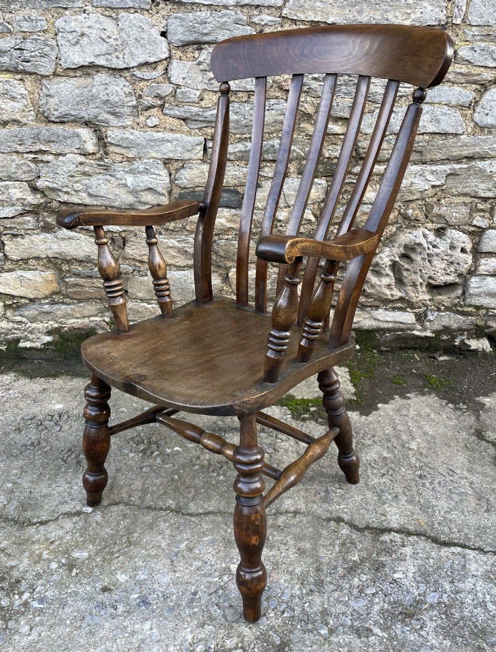 Antique Lathe Back Windsor Farmhouse Chair View VII