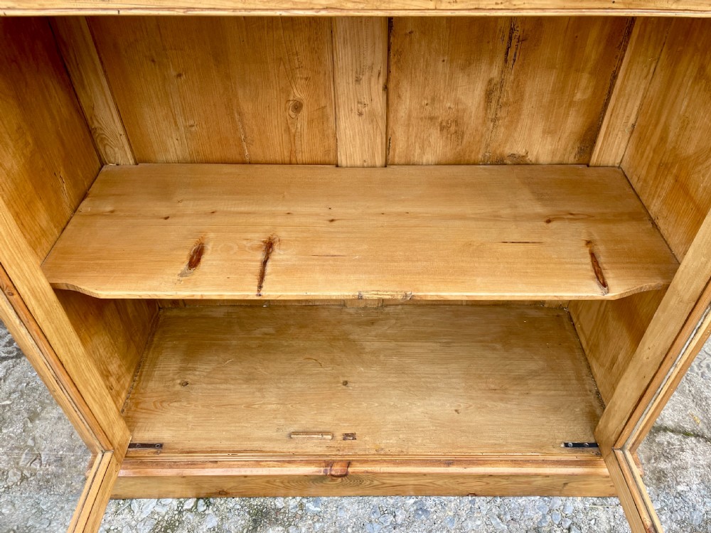 Antique Pine Glazed Cupboard View IV