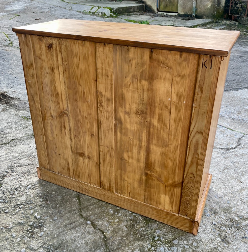 Antique Pine Glazed Cupboard View X