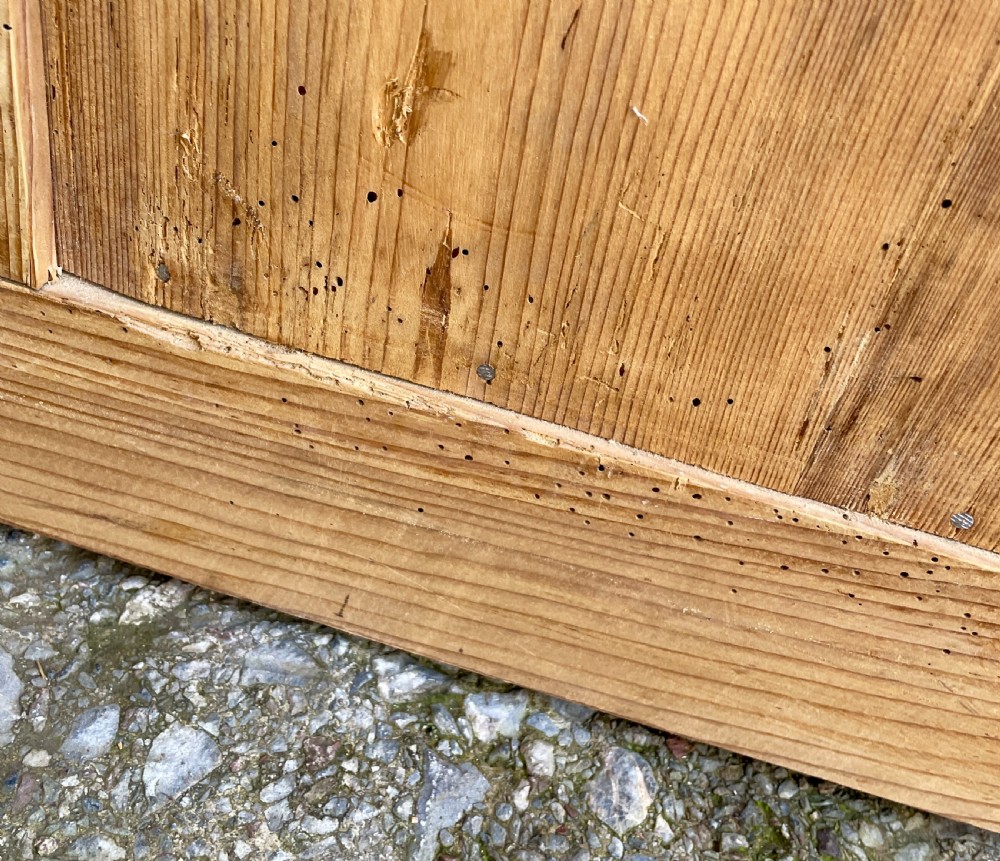 Antique Pine Glazed Cupboard View XI