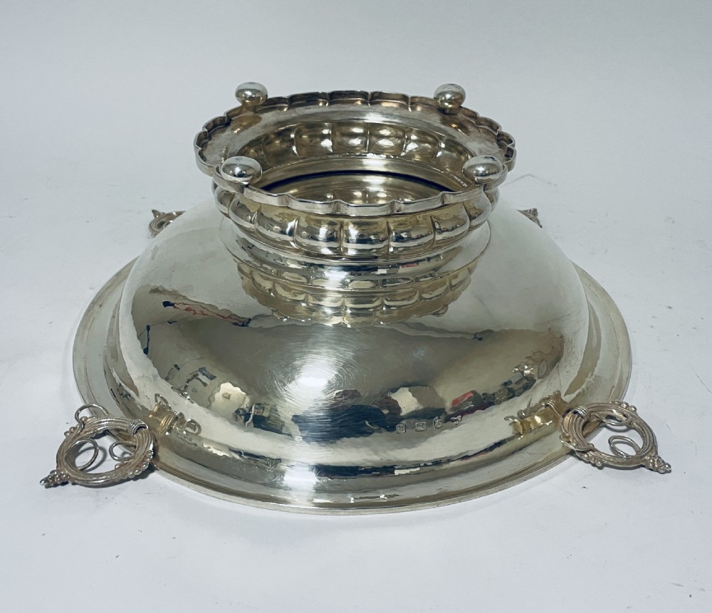 Large Antique Silver Fruit Bowl View XIV